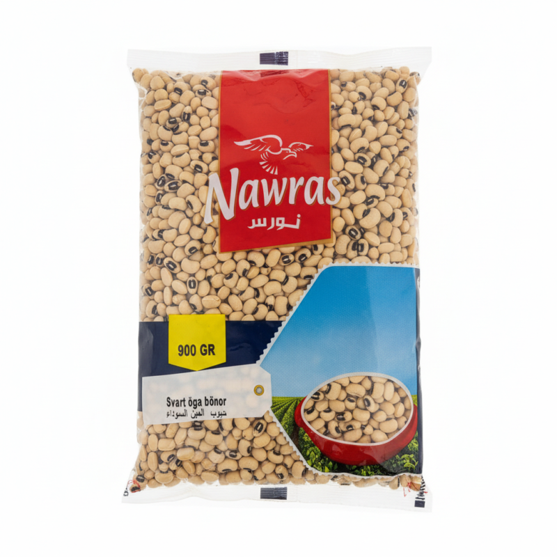 Nawras 900 gr Pillow svart öga bönor 1*12